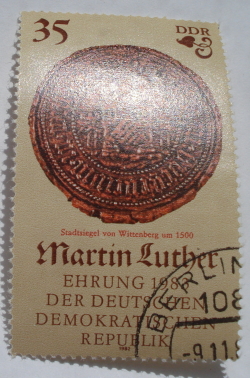 35 Pfennig 1982 - Sigiliul orașului Wittenberg