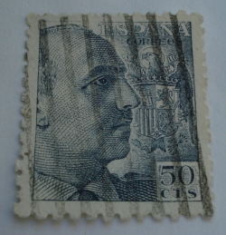 50 Centimos 1940 - General Franco