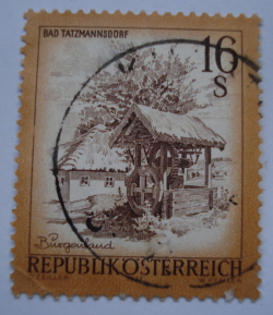 Image #1 of 16 Shillings 1977 - Outdoor museum Bad Tatzmannsdorf, Burgenland