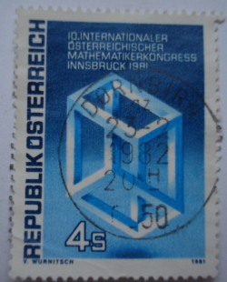 Image #1 of 4 Schilling 1981 - Congresul Internațional al Matematicienilor, Innsbruck