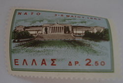 Image #1 of 2.50 Drachme 1962 - Clădirea Zappeion, Atena