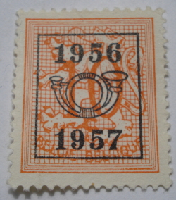 Image #1 of 10 Centime - Precanceled Number on Heraldic Lion