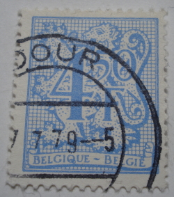 Image #1 of 4 Francs - Number on Heraldic Lion and pennant