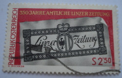 Image #1 of 2.50 Schilling 1980 - 350 de ani ai ziarului Linz