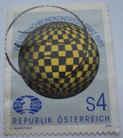 Image #1 of 4 Schilling 1985 - Congress of the World Chess Federation (FIDE), Graz