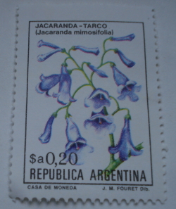 Image #1 of 0.20 Peso - Jacarandá-Tarco (Jacaranda mimosifolia)