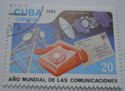 Image #1 of 20 Centavos 1983 - "Methods of Communications"