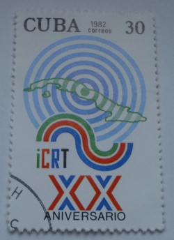 Image #1 of 30 Centavos 1982 - 20th anniversary ICRT (Cuban Institute of Radio and Televisi