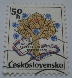 50 Haler - Federația Cehoslovacă, a 20-a aniversare