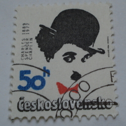 50 Haler - Birth Centenary of Charlie Chaplin (1889-1977)