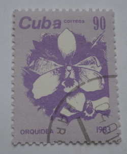 Image #1 of 90 Centavos 1983 - Orhidee