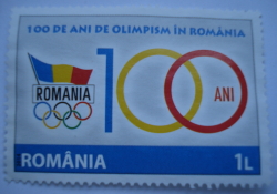 Image #1 of 1 Leu 2014 - 100 de ani de olimpism in Romania