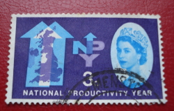 3 Pence 1962 - National Productivity