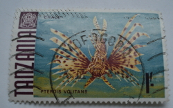 1 Shilingi 1967 - Chale - Red Lionfish (Pterois Volitans)