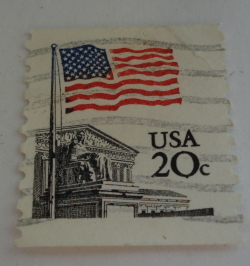 20 Cents 1981 - Flag over Supreme Court
