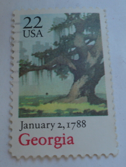 Image #1 of 22 Cents 1988 - Georgia Ratification Date