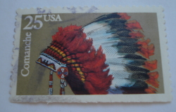 25 Cents 1990 - Indian Headdresses - Comanche