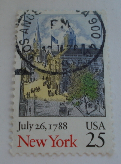 25 Cents 1988 - New York Ratification Date