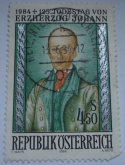 Image #1 of 4.50 Schilling 1984 - 125th Death Anniversary of Archduke Johann