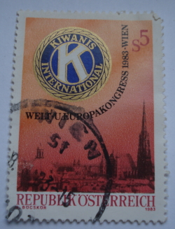 Image #1 of 5 Schilling 1983 - Congresul Kiwanis International, Viena