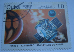 10 Centavos 1984 - Nava spațială „Mars-5” (URSS), 1974