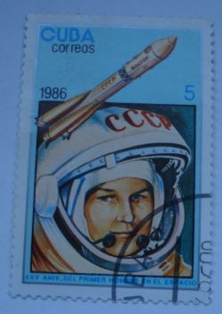 Image #1 of 5 Centavos 1986 - Valentina Tereshkova and Vostok 6