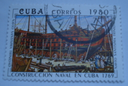 Image #1 of 7 Centavos 1980 - Ship of the Line "Santisima Trinidad", 1769