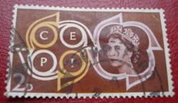 Image #1 of 2 Pence 1961 - C.E.P.T. Emblem