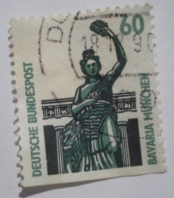 Image #1 of 60 Pfennig - "Bavaria" (bronze statue), Munich