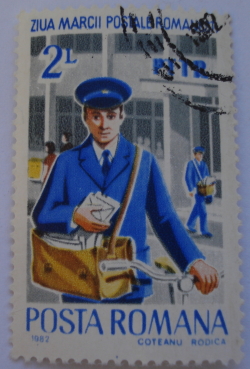 Image #1 of 2 Lei - Romanian Postage Stamp Day