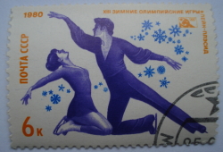 6 Kopek 1980 - Olympics Lake Placid 1980 - Figure Skating