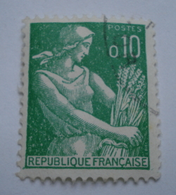 Image #1 of 0,10 Franc 1960 - Type Reaper