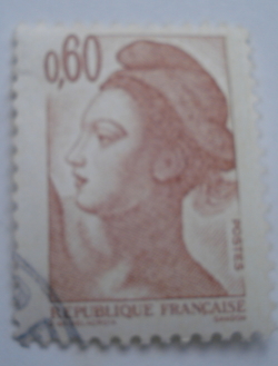 0,60 franc 1982 - Liberté de Gandon