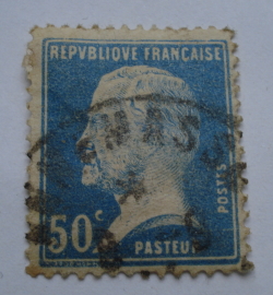 50 Centimes 1923 - Louis Pasteur