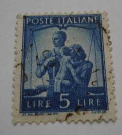 5 Lire 1945 - Work, Justice and Family