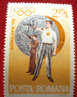 Image #1 of 2.75 Lei 1972 - Tir ( Medalia de bronz si de argint)