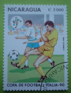 Image #1 of 3000 Cordobas - FIFA World Cup 1990 - Italy