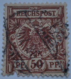 50 Reichspfennig - Vultur imperial într-un cerc