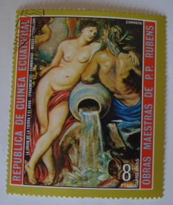 8 Pesetas - Unirea pământului și apei (Rubens)