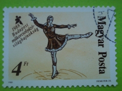 Image #1 of 4 Forint - 1988 World Figure Skating Championships, Budapest