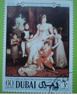 60 dirhams - Caroline Murat and children by Baron Gerard