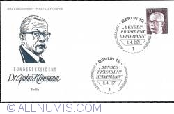 Președintele Republicii Federale Germania (Bundespräsident) Dr. Gustav Heinemann