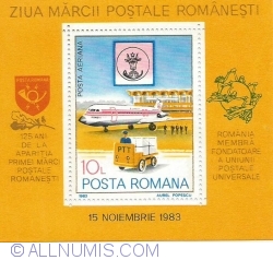 Image #1 of 10 Lei - The Romanian Postage Stamp Day