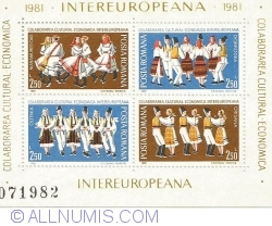 4 x 2.50 Lei 1981 - InterEuropeana