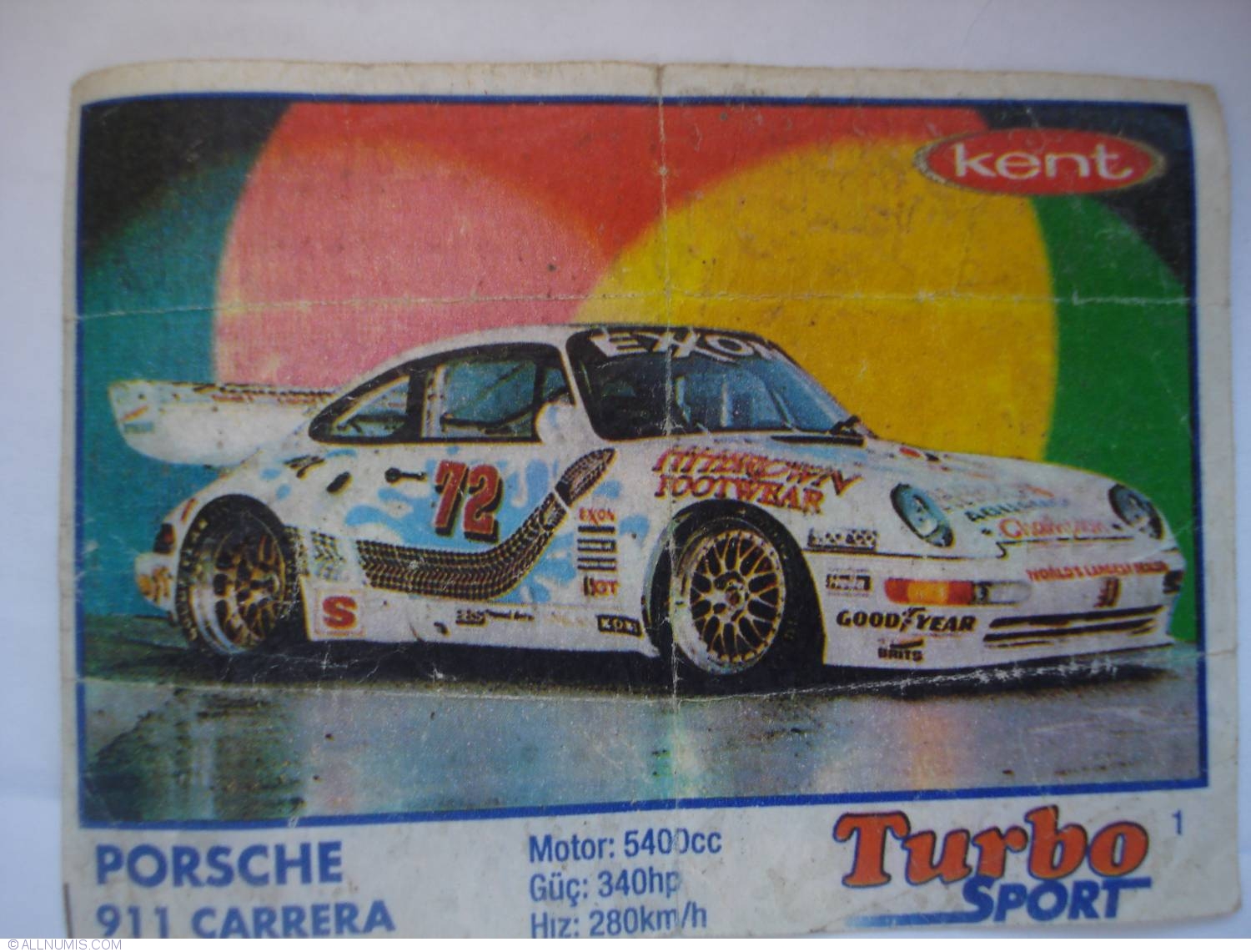 1 - Porsche 911 Carrera, Turbo Sports (Kent) 1-70 - Blue frame 