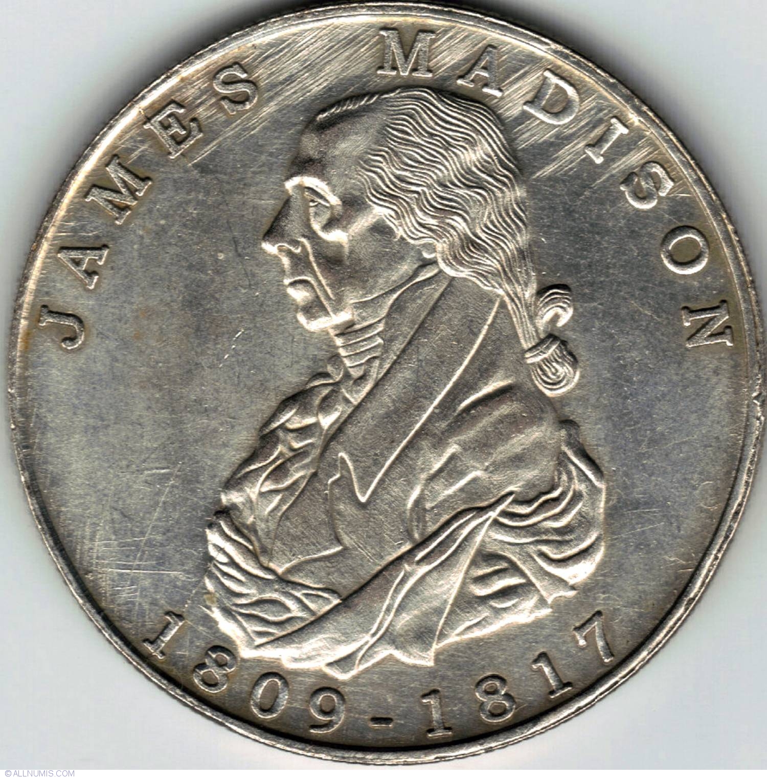 James Madison Jr. Fantasy token United States of America