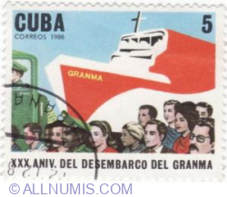 Image #1 of 5 Centavos - The 30th Anniversaries of "Granma" Landings and The Revolutionary Armed Forces