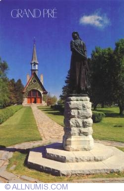 Image #1 of Grand Pré-St. Charles Church and Evangéline statue -1990