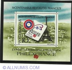 10 Lei - Bicentennial of the French Revolution