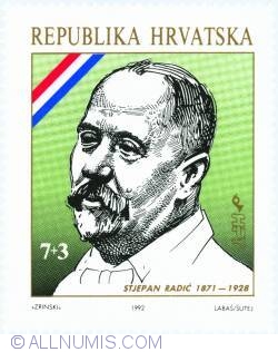 10 Dinar 1992 - Stjepan Radić